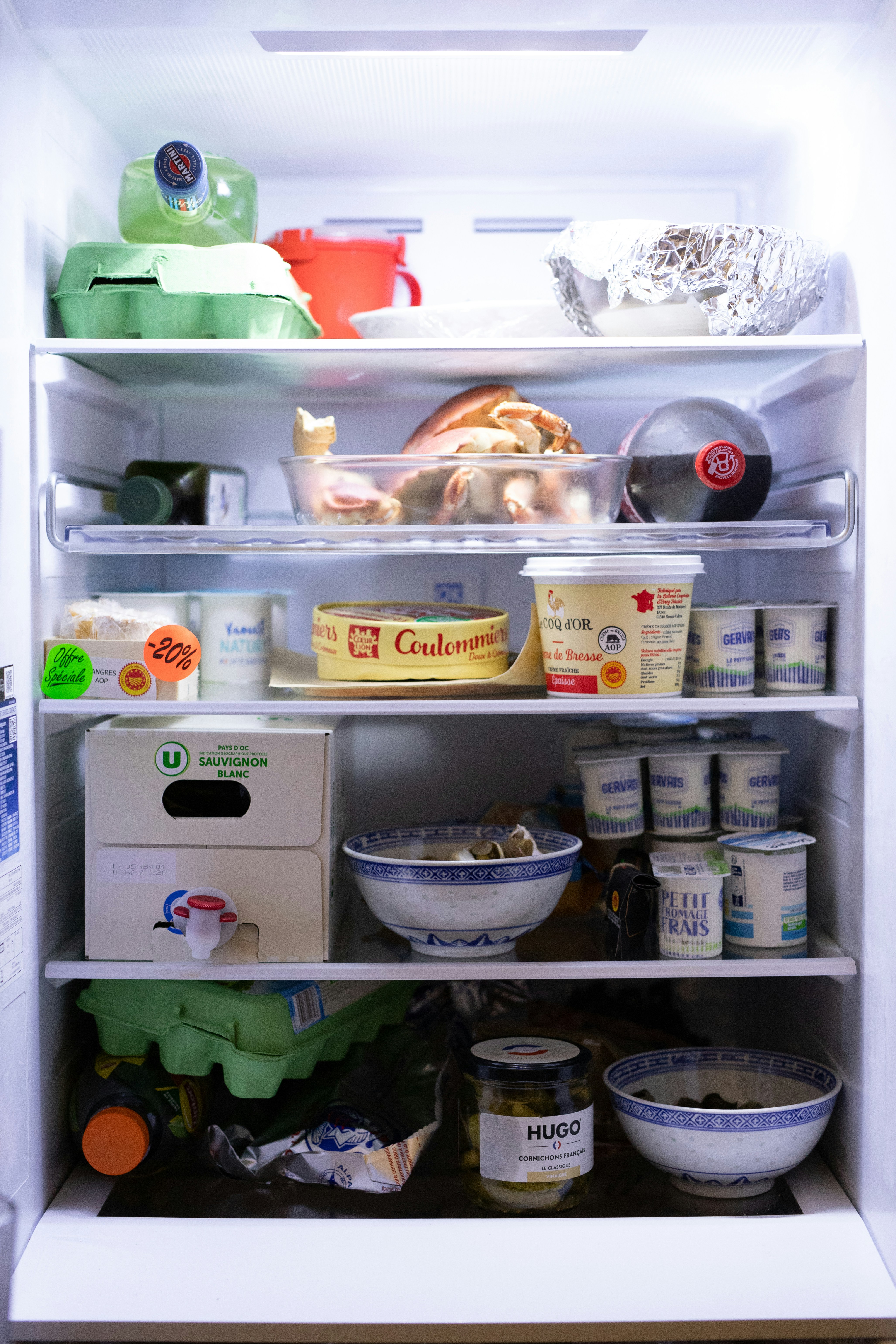Food in fridge