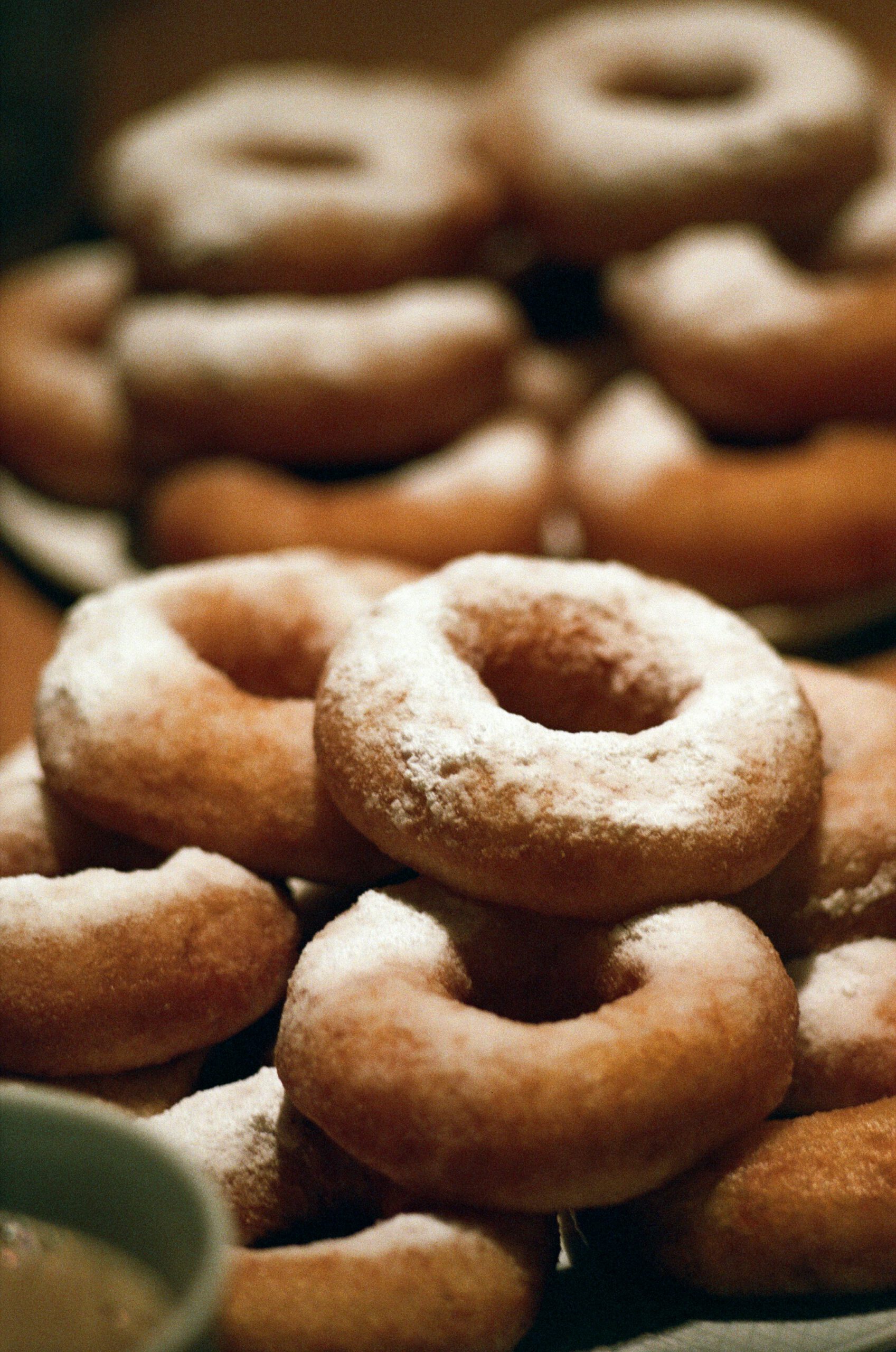 doughnuts in pile